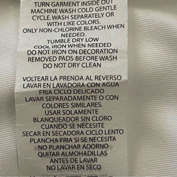 NFL All Sport Couture White New York Jets Sports First Down Halter Top SZ L BNWT - Picture 10 of 11